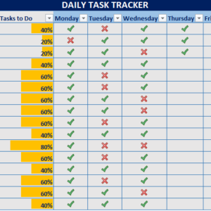 daily task tracker